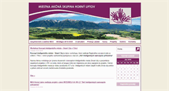 Desktop Screenshot of hornyliptov.sk